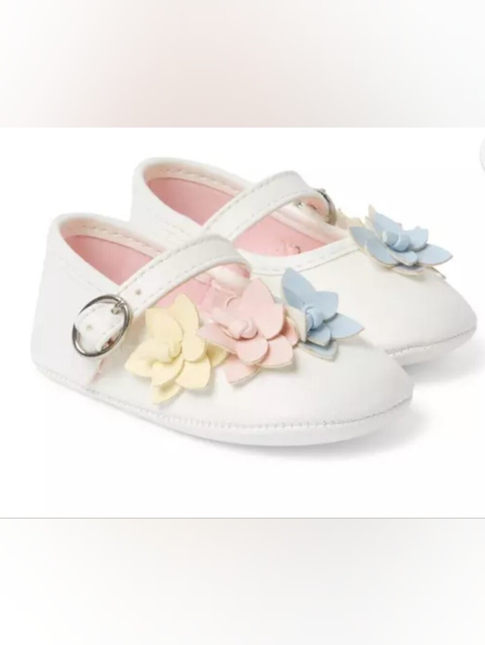 Baby Rosette Ballet Flat - Floral Mary Janes Infant - Janie And Jack - 6-12 Mo